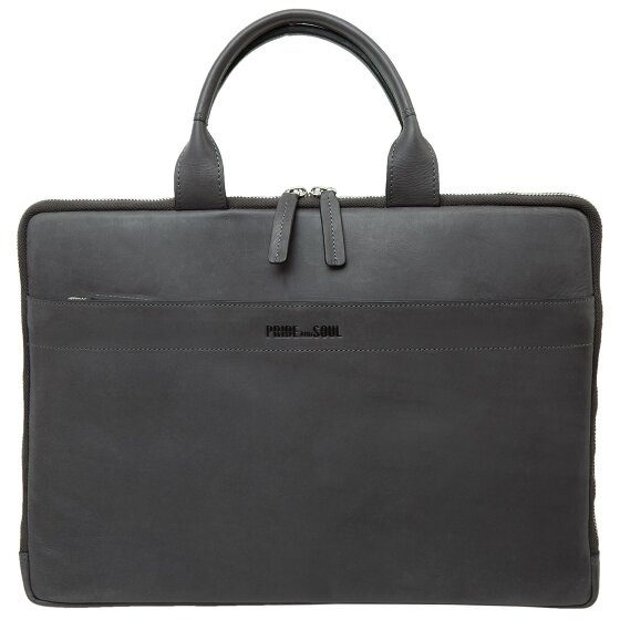 Pride and Soul Rate Briefcase Leather 39 cm Komora na laptopa