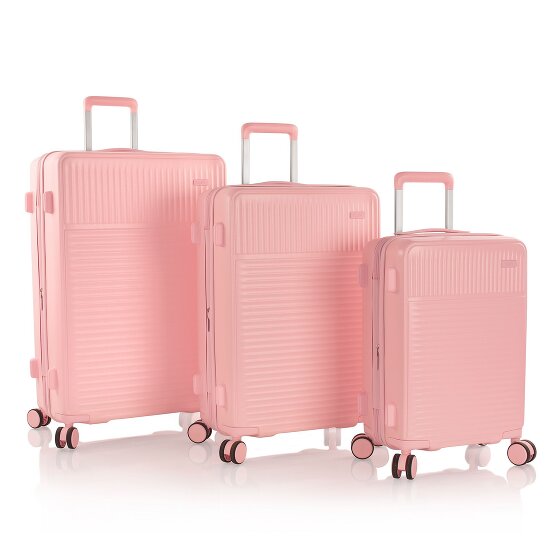 Heys Pastel 4 kółka Zestaw walizek 3-części z plisą rozprężną