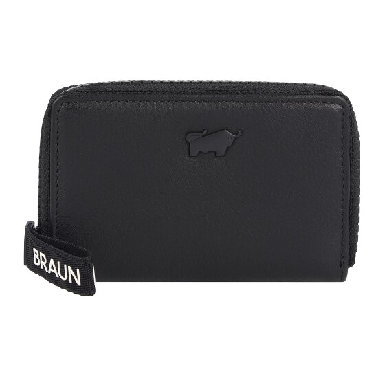 Braun Büffel Capri Portfel Ochrona RFID Skórzany 11 cm