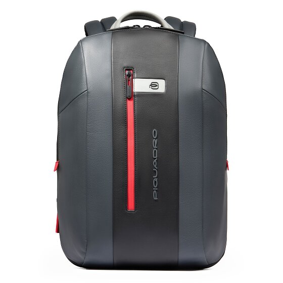 Piquadro Zaino Plecak Skóra 42 cm Komora na laptopa