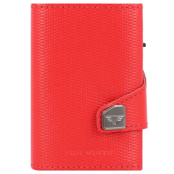 Tru Virtu Etui na karty kredytowe Click & Slide Portfel RFID Skóra 6,5 cm