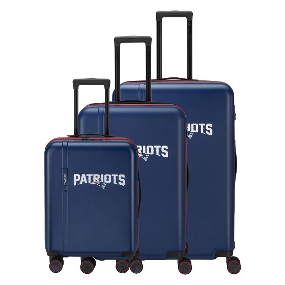 Travelite travelite x NFL 4 kółka Zestaw walizek 3-części z funkcją poszerzenia