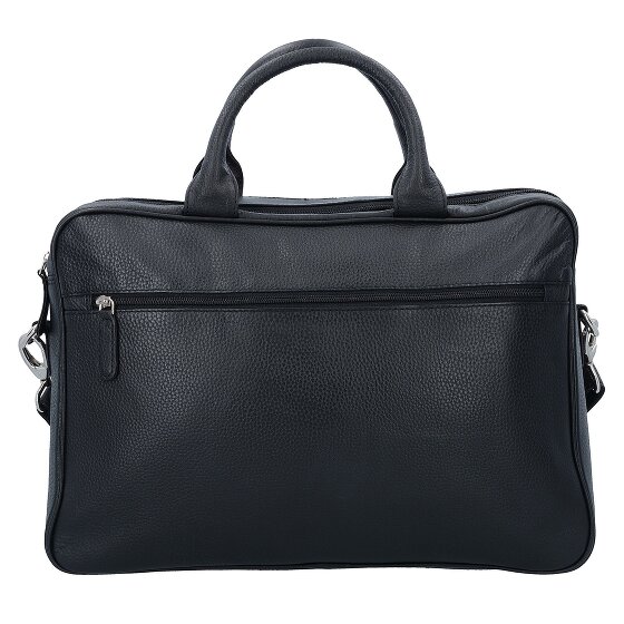 Dermata Teczka skórzana 40 cm przegroda na laptopa