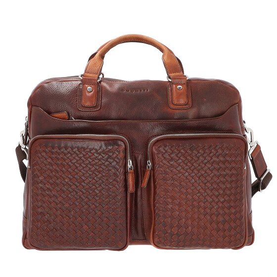 bugatti Woven Briefcase Leather 48 cm