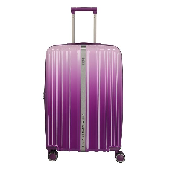 Travelite Lascana Edition 4 kółka Walizka M 65 cm z plisą rozprężną