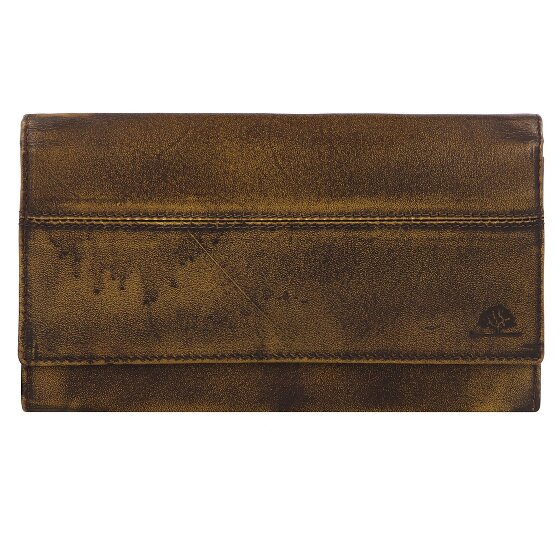Greenburry Destressed Portfel Ochrona RFID Skórzany 13 cm