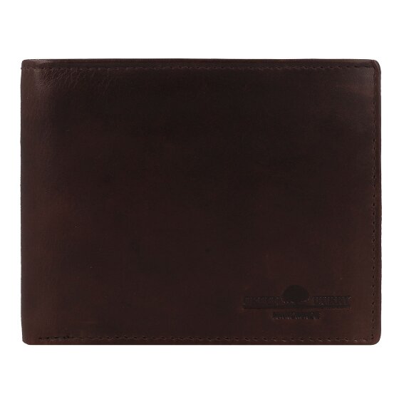 Greenburry Newport Portfel Ochrona RFID Skóra 12 cm