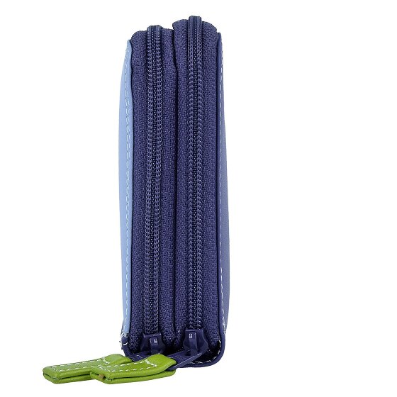 Mywalit Duża podwójna portmonetka skórzana 18 cm