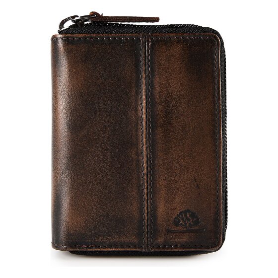 Greenburry Destressed Portfel Ochrona RFID Skórzany 10.5 cm