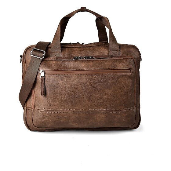 camel active Traces Teczka Skórzany 39 cm Komora na laptopa