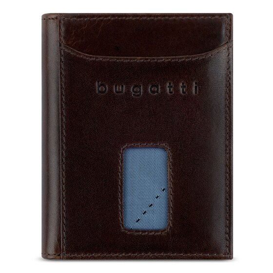 bugatti Secure Slim Portfel Ochrona RFID Skórzany 8 cm