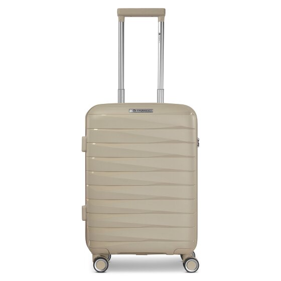 Franky London 4 kółka Walizka kabinowy S 55 cm z plisą rozprężną