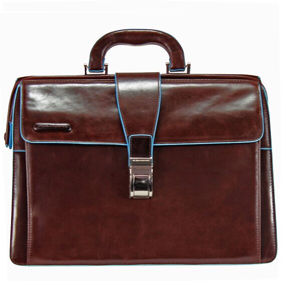 Piquadro Niebieskie skórzane etui Sqare Doctor 36 cm