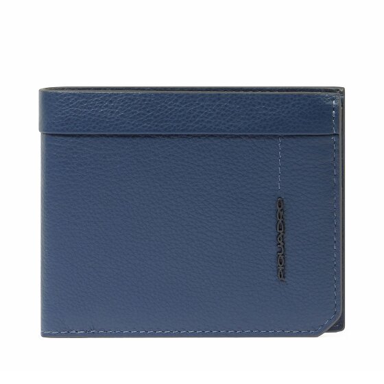 Piquadro Russel Portfel Ochrona RFID Skórzany 10.5 cm