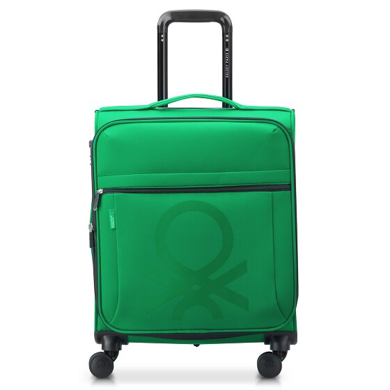 Delsey Paris x Colors Benetton Color Block 4-kołowy wózek kabinowy 55 cm z rozszerzaną plisą