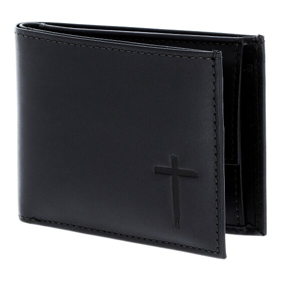oxmox Leather Portfel Ochrona RFID Skóra 11 cm