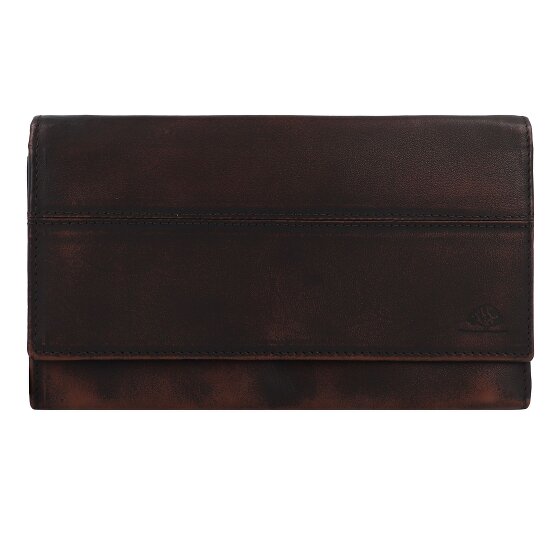 Greenburry Destressed Portfel Ochrona RFID Skórzany 18.5 cm