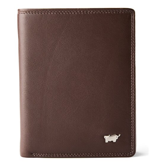 Braun Büffel Golf 3.0 Portfel Ochrona RFID Skórzany 9.5 cm