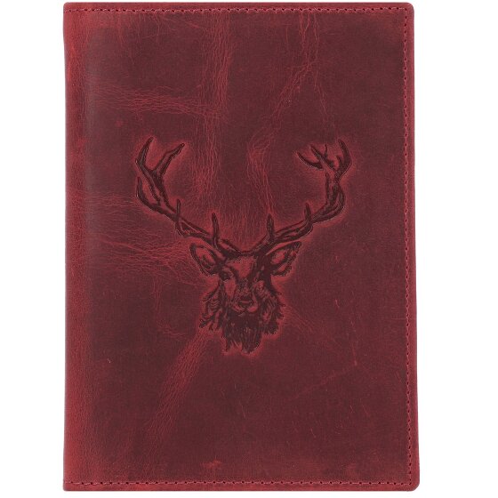 Greenburry Vintage Hirsch Etui na dowód osobisty Skórzany 12.5 cm