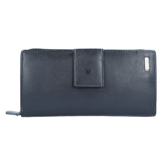 Greenland Nature Black Nappa Wallet RFID Leather 20 cm