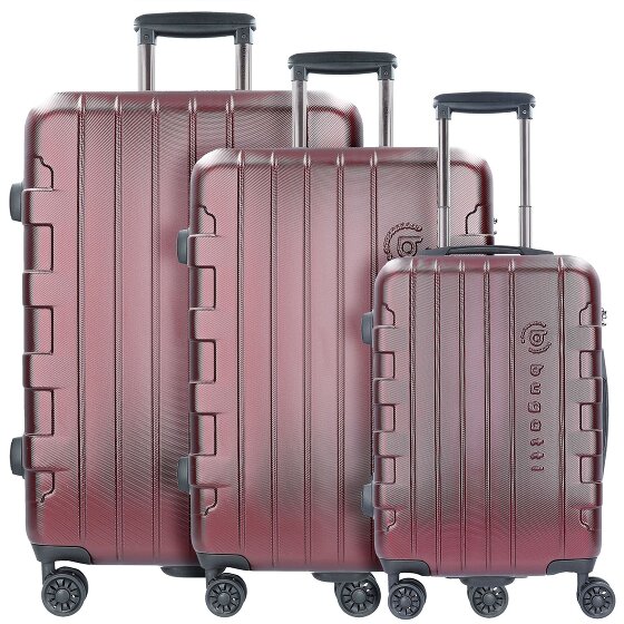bugatti Galatea 4 Roll Suitcase Set 3szt.