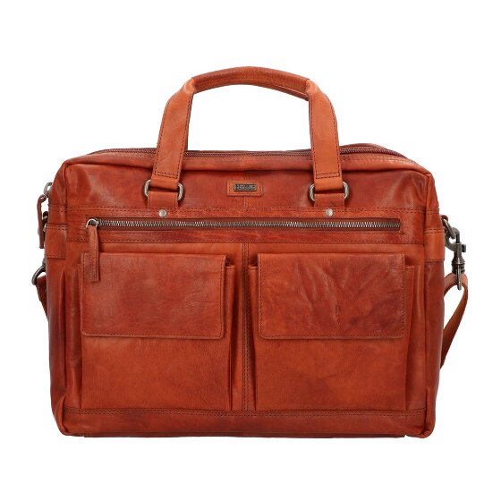 Spikes & Sparrow Teczka skórzana 41 cm przegroda na laptopa