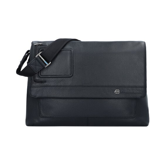 Piquadro Vibe Briefcase Messenger Skórzany 41 cm Komora na laptopa