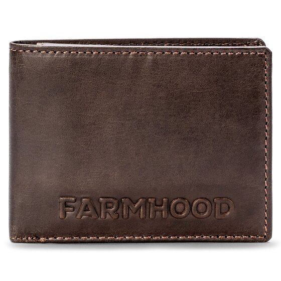 Farmhood Nashville Portfel Ochrona RFID Skórzany 13 cm