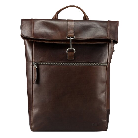 Jost Lund Plecak biznesowy Skórzany 44 cm Komora na laptopa