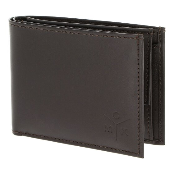 oxmox Leather Portfel Ochrona RFID Skóra 11 cm