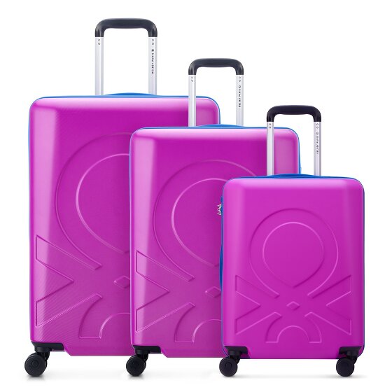 Delsey Paris x Zestaw walizek na 4 kółkach United Colors of Benetton Fabrica 3 szt.