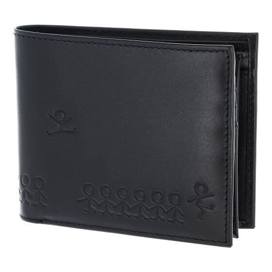oxmox Leather Portfel Ochrona RFID Skóra 12 cm