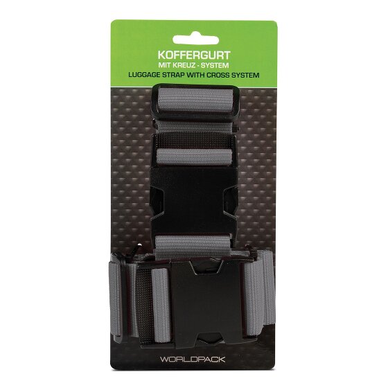 Worldpack Pasek do walizki z systemem krzyżowym 190 cm