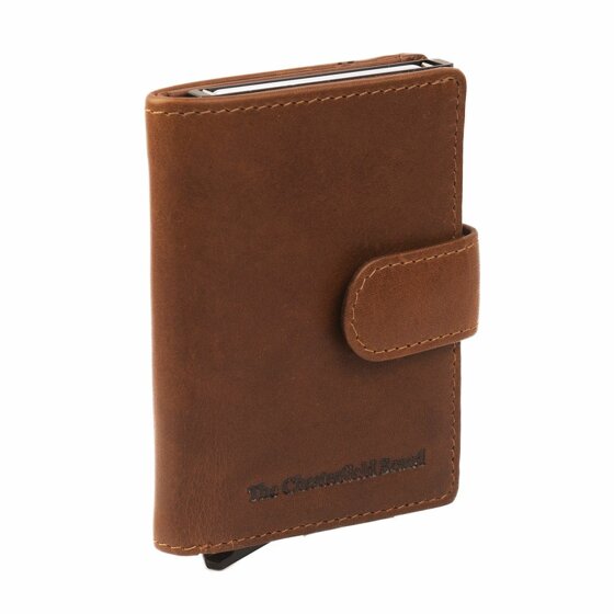 The Chesterfield Brand Wax Pull Up Etui na karty kredytowe Ochrona RFID Skórzany 7 cm