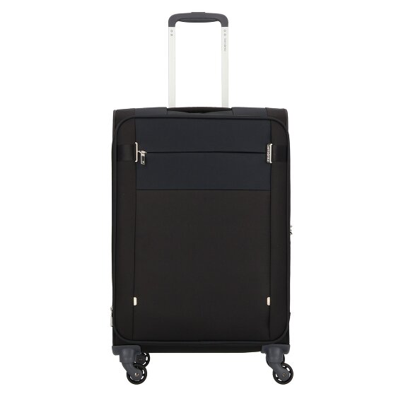 Samsonite Citybeat 4 kółka Walizka 66 cm z plisą rozprężną