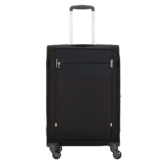 Samsonite Citybeat 4 kółka Walizka 66 cm z plisą rozprężną