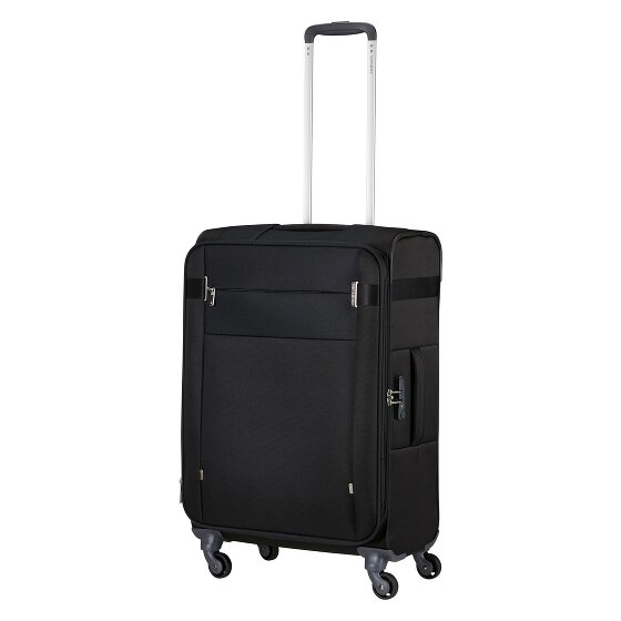 Samsonite Citybeat 4 kółka Walizka 66 cm z funkcją poszerzenia
