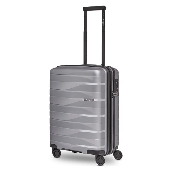 Bergpfeil Travel 4 kółka Walizka kabinowa S 55 cm z funkcją poszerzenia