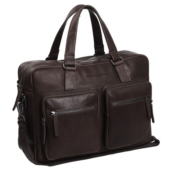 The Chesterfield Brand Wax Pull Up Teczka Skórzany 43 cm Komora na laptopa