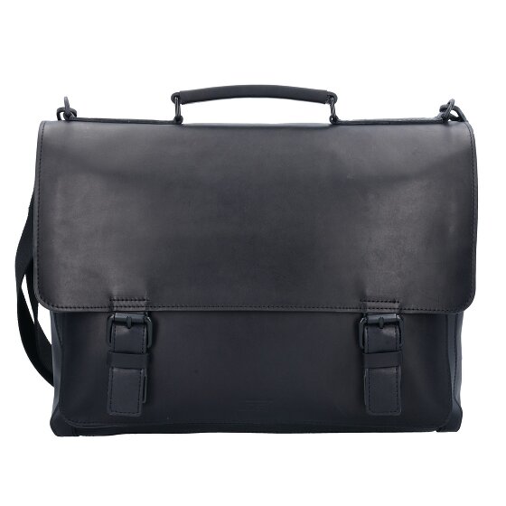 Jost Futura Teczka skórzana 38 cm przegroda na laptopa
