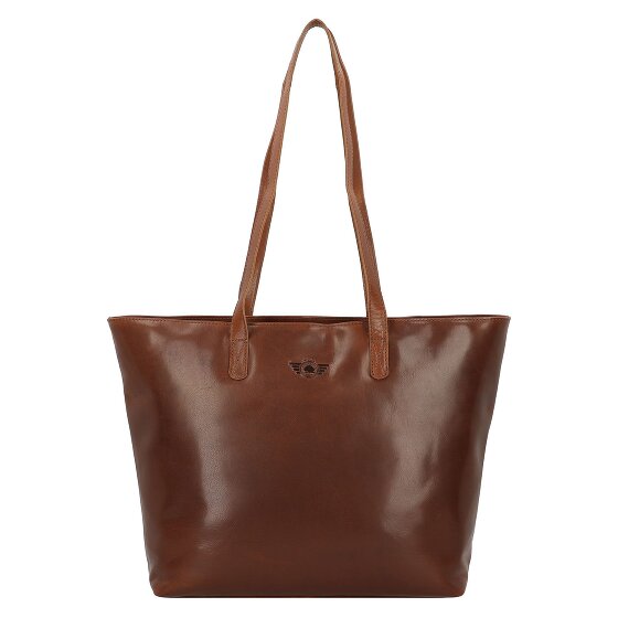 Greenburry Vintage Shopper Bag XXL Skórzany 47 cm Komora na laptopa