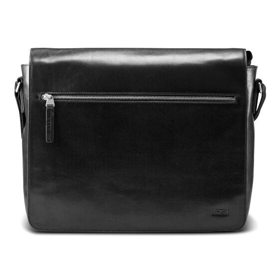 Jost Skagen Briefcase Messenger Skórzany 38 cm Komora na laptopa