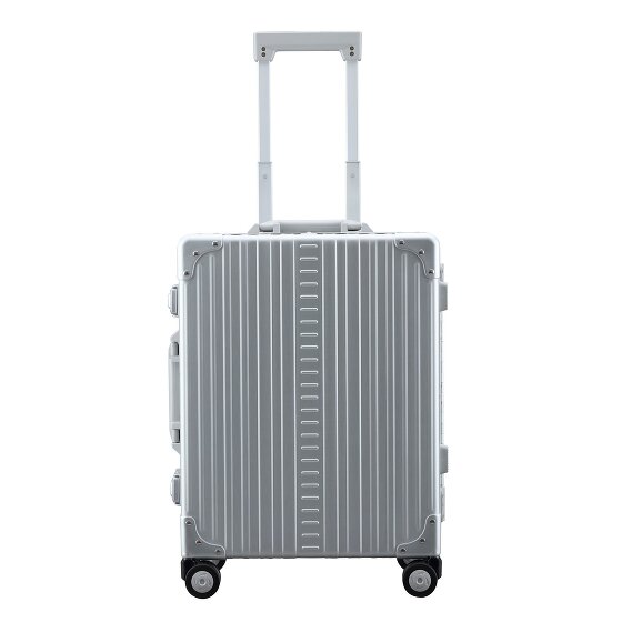 Aleon Walizka kabinowa Traveler Domestic z 4 kółkami, Aluminium, 55 cm