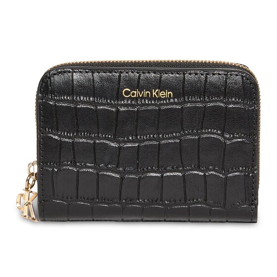 Calvin Klein CK Croc Portfel Skórzany 13 cm
