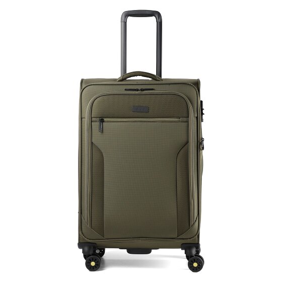 d&n Travel Line 9704 4 kółka Walizka M 68 cm z plisą rozprężną
