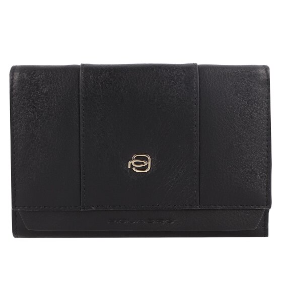 Piquadro Circle Portfel Ochrona RFID Skórzany 14 cm