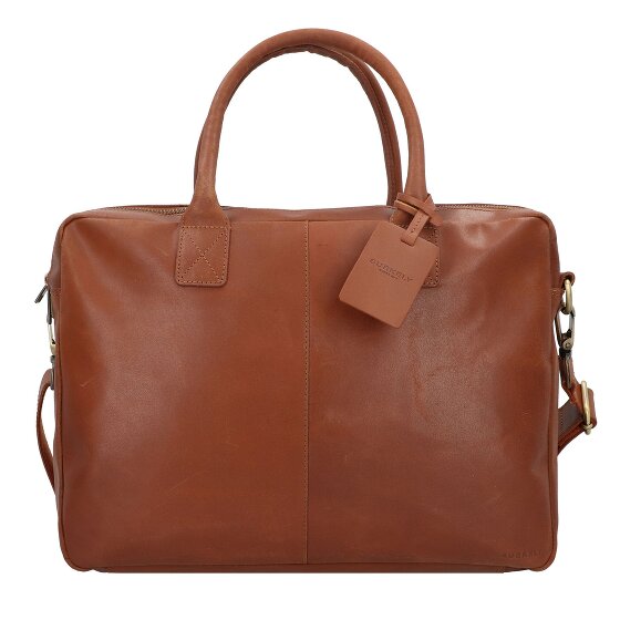 Burkely Vintage Taylor Briefcase Leather 40 cm Komora na laptopa