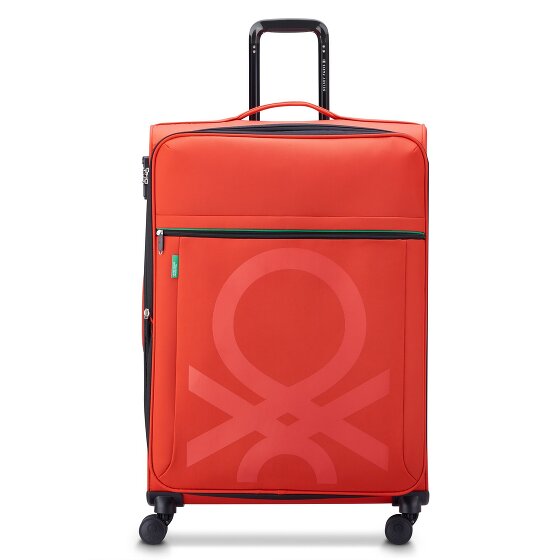 Delsey Paris x United Colors of Benetton Colour Block Wózek na 4 kółkach 77 cm z rozkładanym pałąkiem