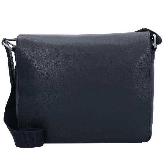 Leonhard Heyden Skórzana torba na ramię Berlin Messenger z przegrodą na laptopa 32 cm