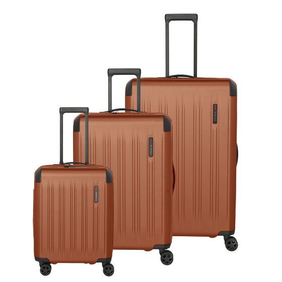 Travelite Dynamiic 4 kółka Zestaw walizek 3-części z plisą rozprężną